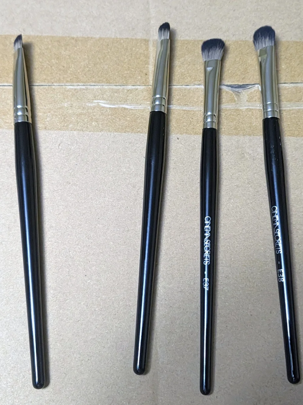 Cinema Secrets Professional Eye Makeup Brush Set Vegan Synthetic 6 Pc Kit NEW